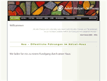 Tablet Screenshot of adolf-hoelzel.de